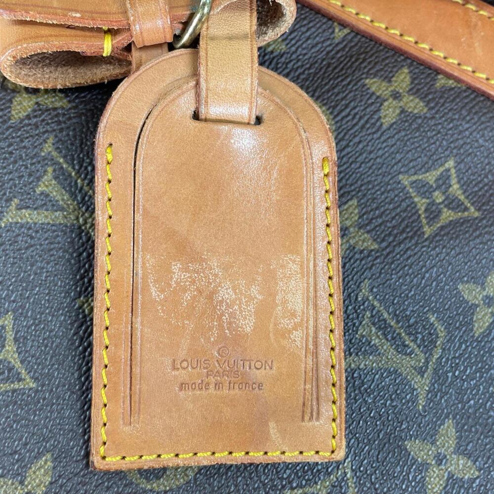 LOUIS VUITTON Brown Monogram Canvas Keepall 60 Boston Bag - Picture 13 of 15